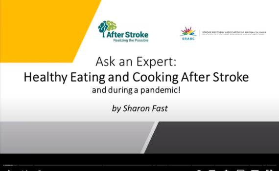 Healthy Eating and Cooking After Stroke webinar