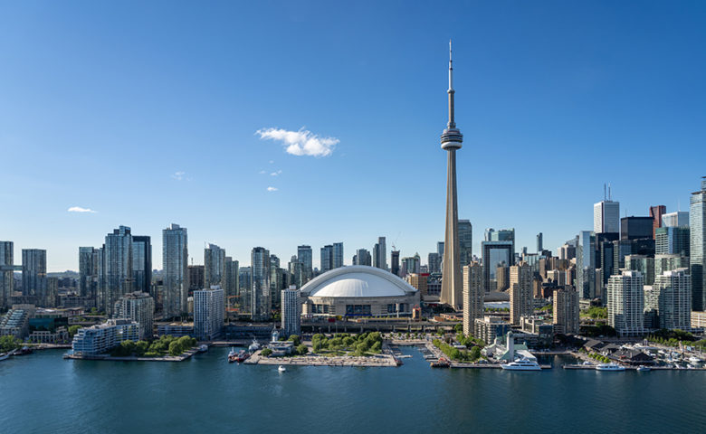 Toronto skyline from Lake Ontario