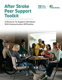 Supporting Individuals with Communication Difficulties resource cover. Photo of a group of people talking and interacting at a cafe